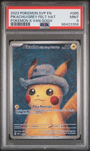 Pikachu With Grey Felt Hat