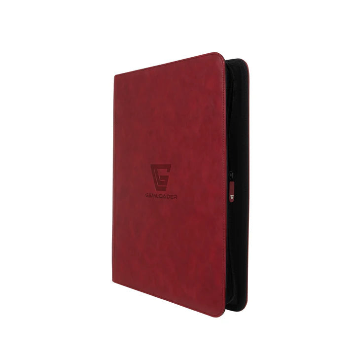 Gemloader Premium Toploader Binder 9-Pocket - Red