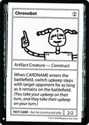 Chronobot [Mystery Booster Playtest Cards]
