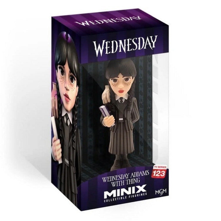 Minix TV Series - Wednesday Addams with Thing (12 cm)