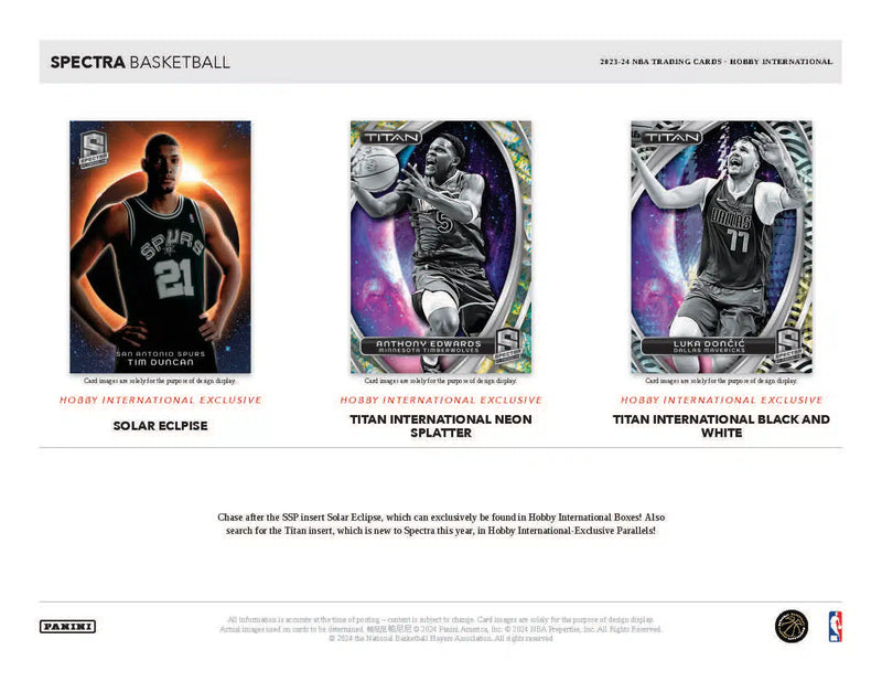 Panini Spectra NBA Basketball 2023/24 - International Hobby Box