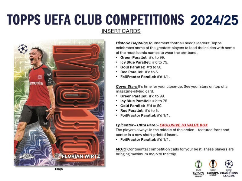 Topps UEFA Club Competitions Flagship 2024/25 - Value Box