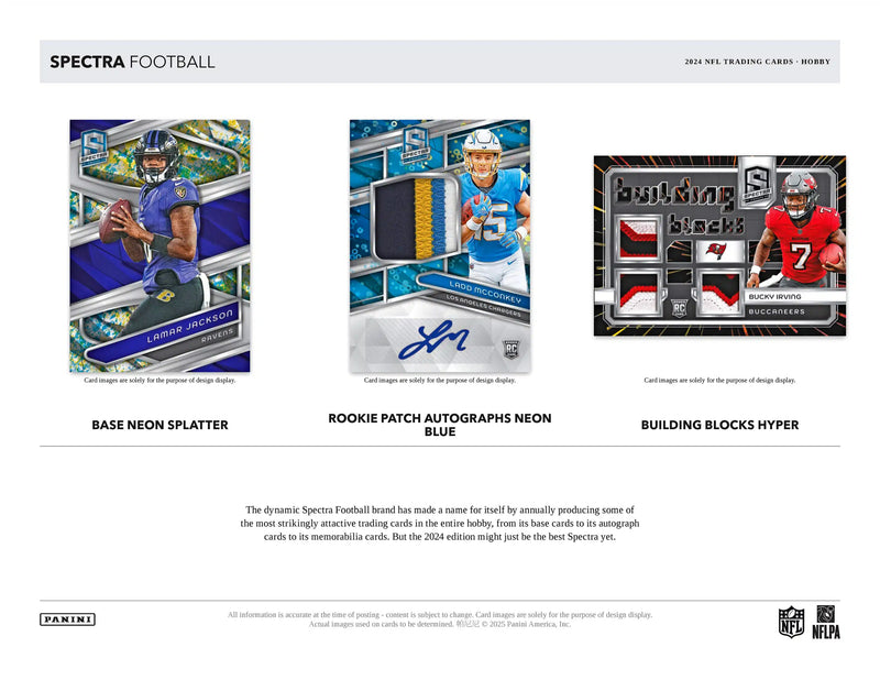 Panini Spectra NFL Football 2024 - Hobby Box
