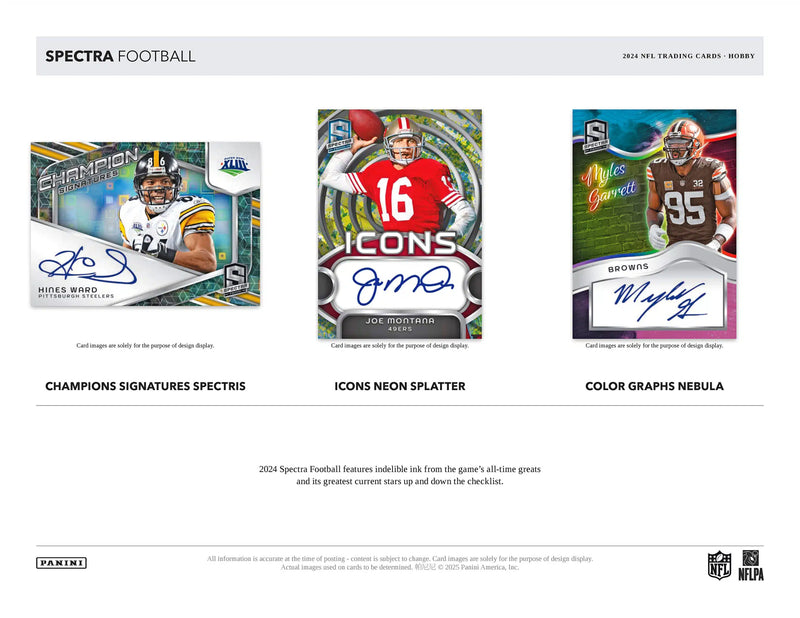 Panini Spectra NFL Football 2024 - Hobby Box