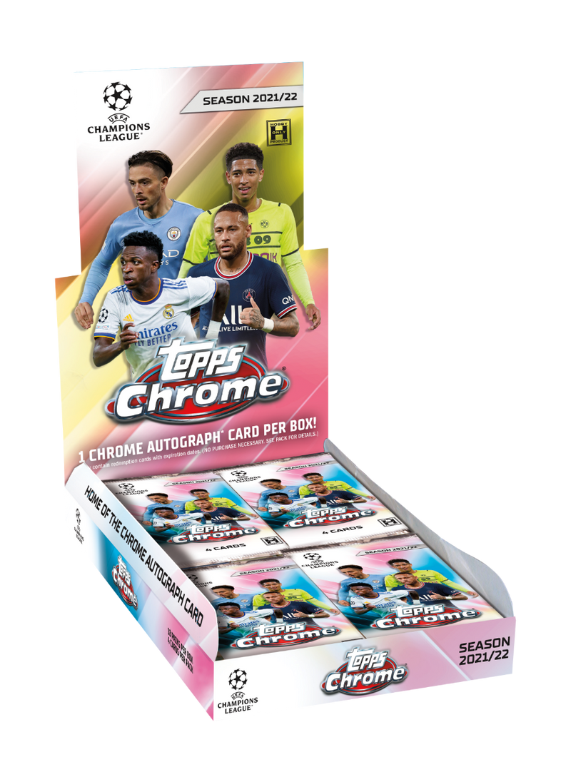 Topps Chrome UEFA Club Competitions 2021/22 - Hobby Box