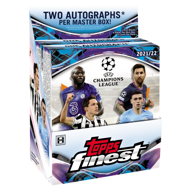 Topps Finest UEFA Champions League 2021/22 - Hobby Box