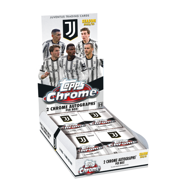 Fodboldkort - Topps Juventus Chrome 2022/23 - Hobby Box