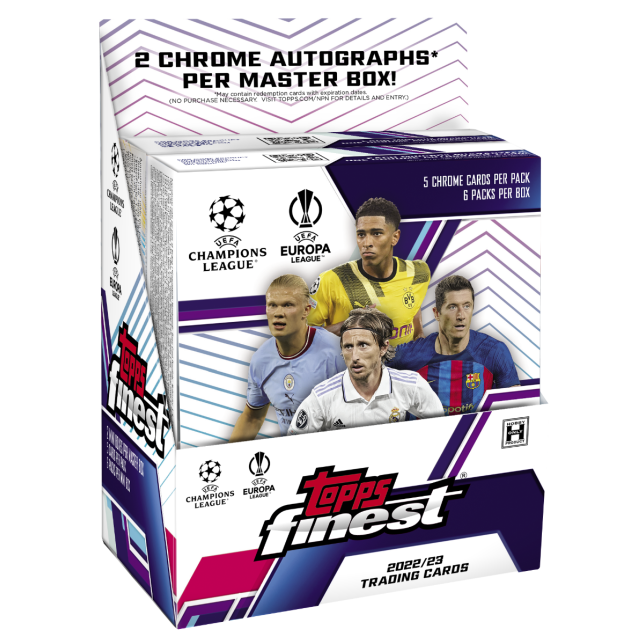 Fodboldkort Topps Finest UEFA Champions League 2022/2023 - Hobby Box
