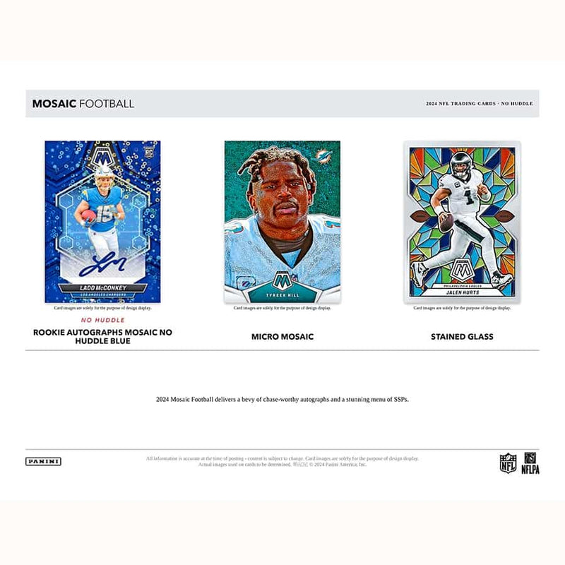 Panini Mosaic NFL Football 2024 - No Huddle Hobby Box