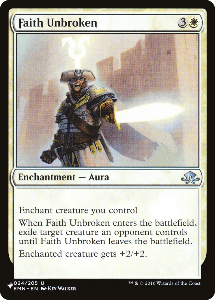 Faith Unbroken [The List Reprints]