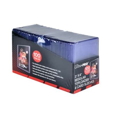 Ultra PRO 3" X 4" Regular Toploaders & Penny Sleeves (100)