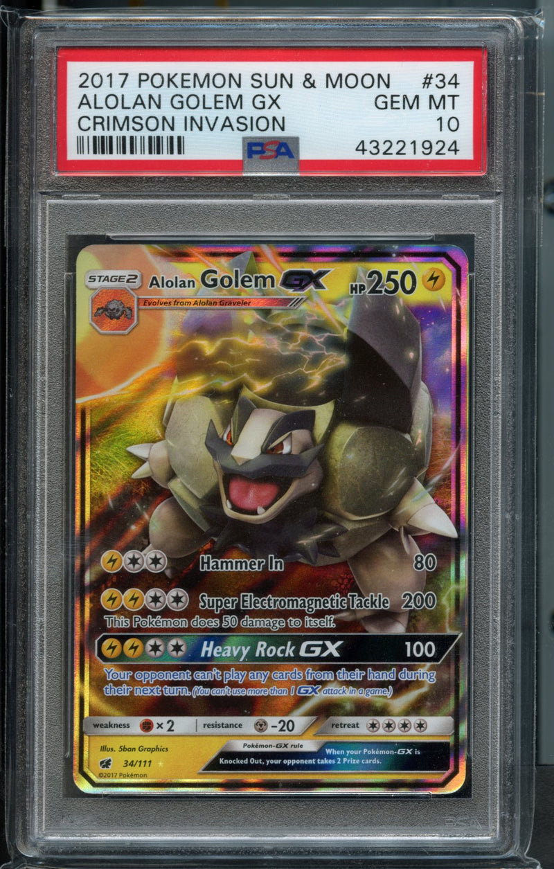 Alolan Golem GX