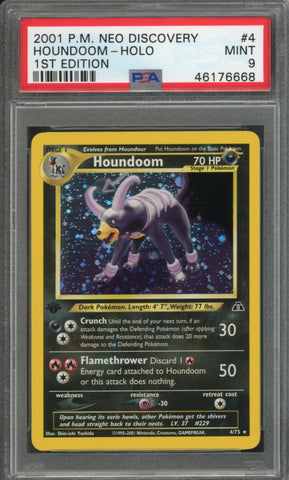 Houndoom #17 1st Edition PSA 9 [Neo Discovery]