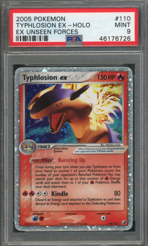 Typhlosion EX #110 PSA 9 [Ex Unseen Forces]