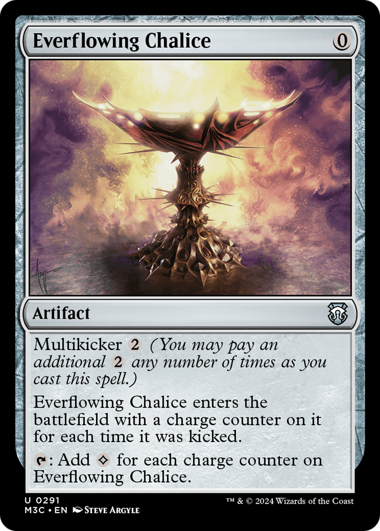 Everflowing Chalice (Ripple Foil) [Modern Horizons 3 Commander]