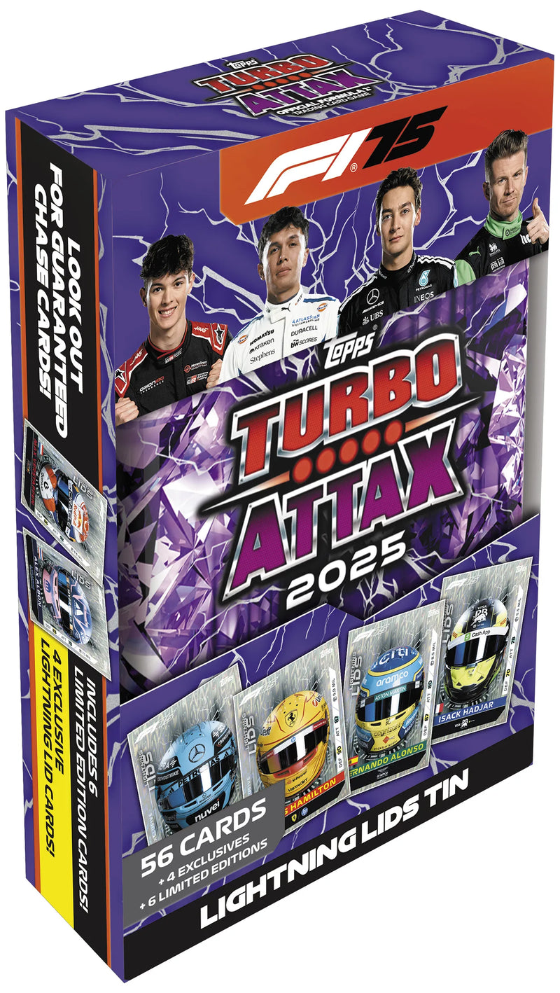 Topps Formula 1 - Turbo Attax 2025 - Mega Tin (Lightning Edition)