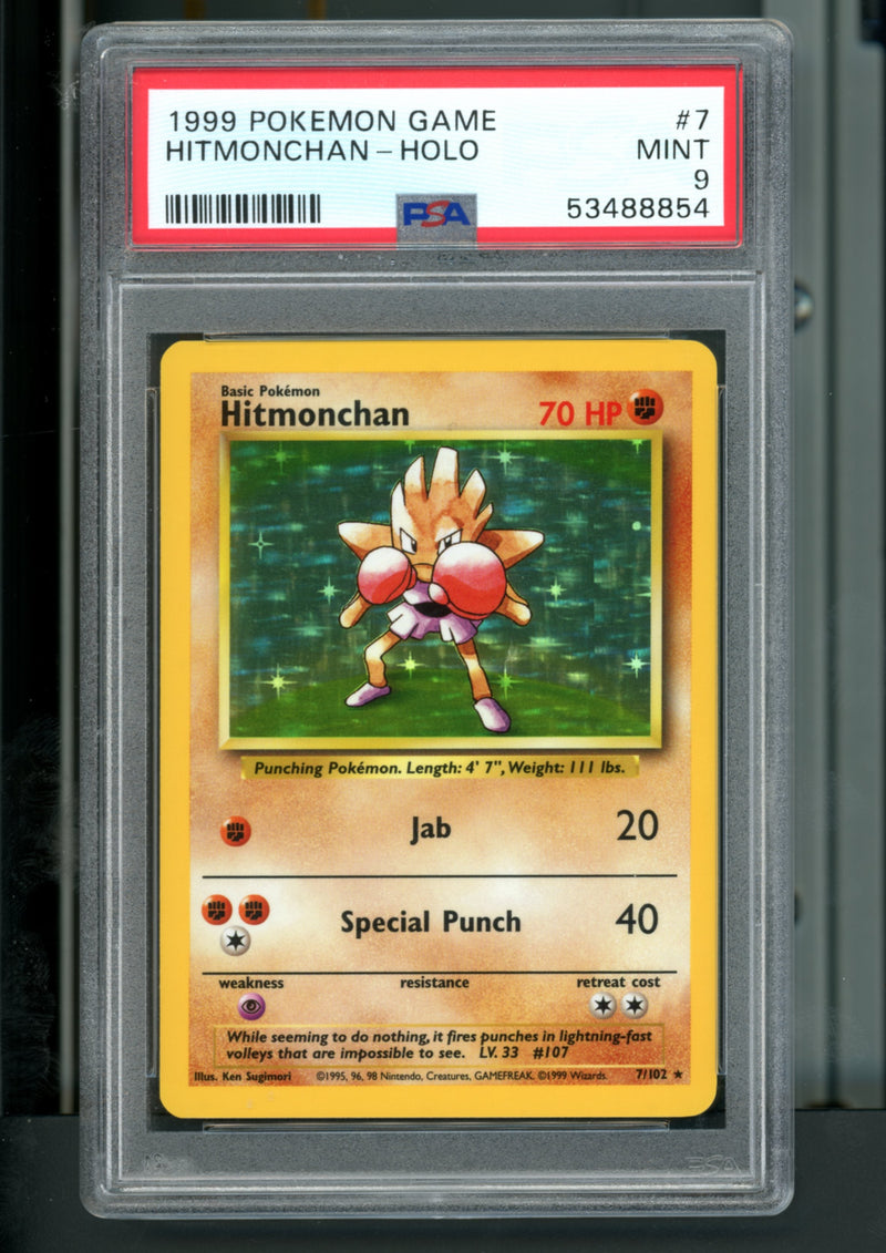 Base Set Hitmonchan PSA 9