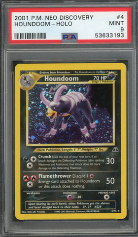 Houndoom #4 PSA 9 [Neo Discovery]