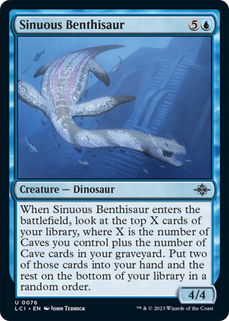 Sinuous Benthisaur [The Lost Caverns of Ixalan]