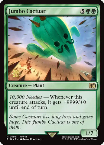 Jumbo Cactuar [FINAL FANTASY Prerelease Promo]