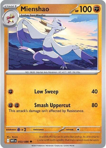 Mienshao (053/086) [Scarlet & Violet: White Flare]