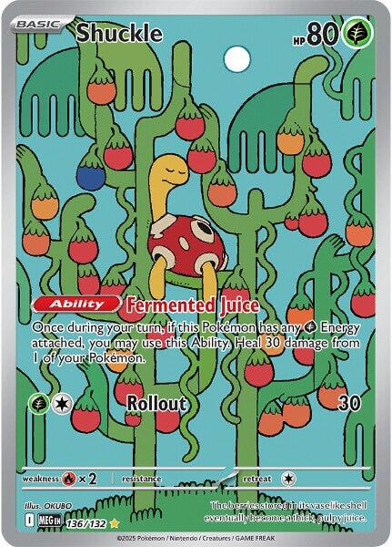 Shuckle (136/132) [Mega Evolution: Base Set]