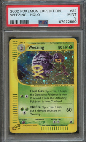 Weezing #32 PSA 9 [Expedition]