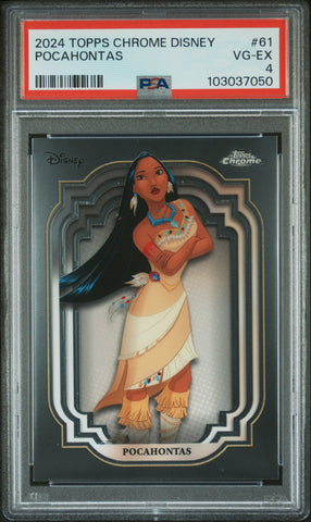 Pocahontas #61 PSA 4 [Topps Chrome Disney 2024]
