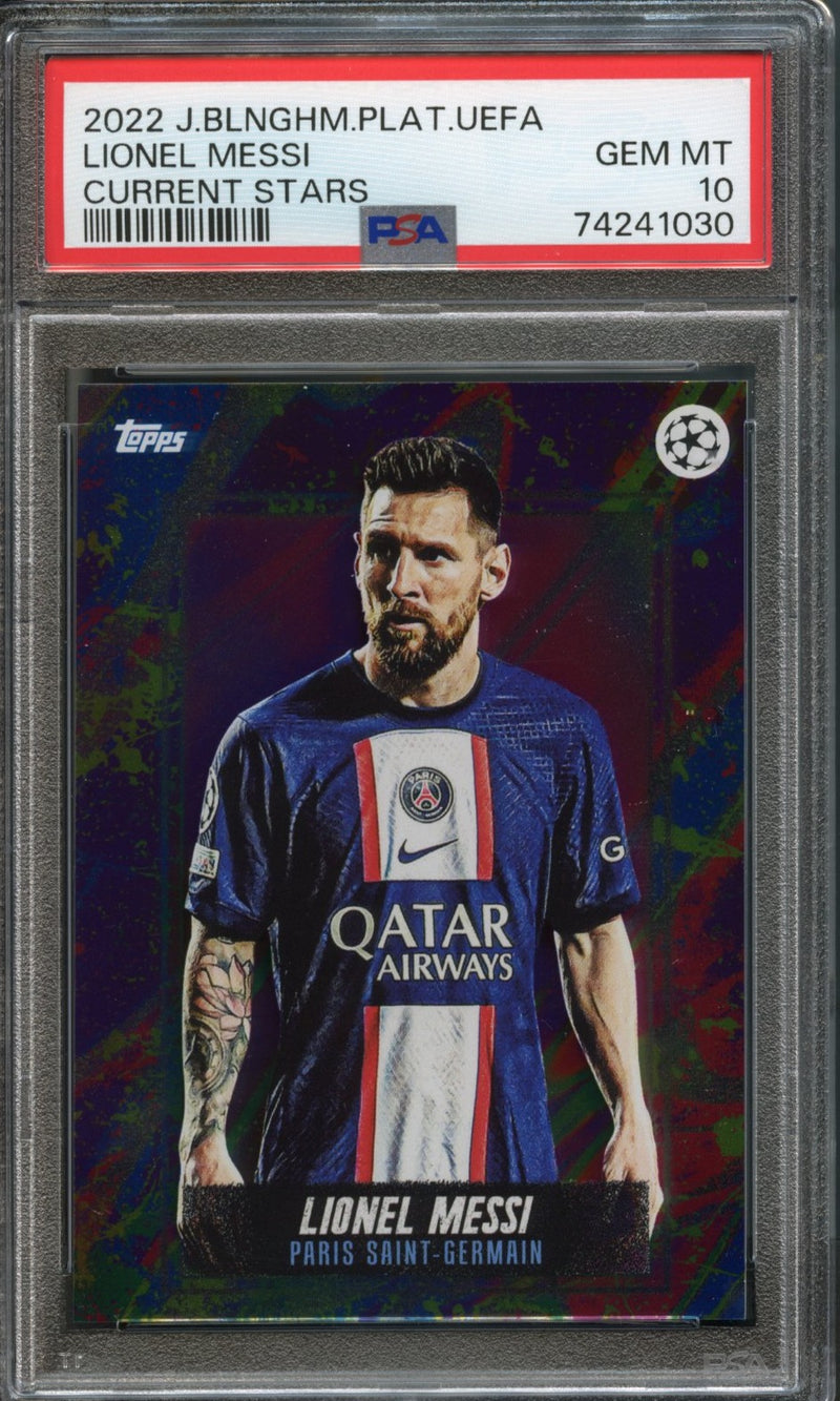 Lionel Messi PSA 10 [2022 Topps Jude Bellingham Curated]