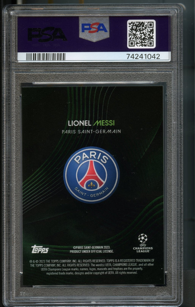 Lionel Messi 31/99 PSA 10 [2023 Topps UCL Knockout]