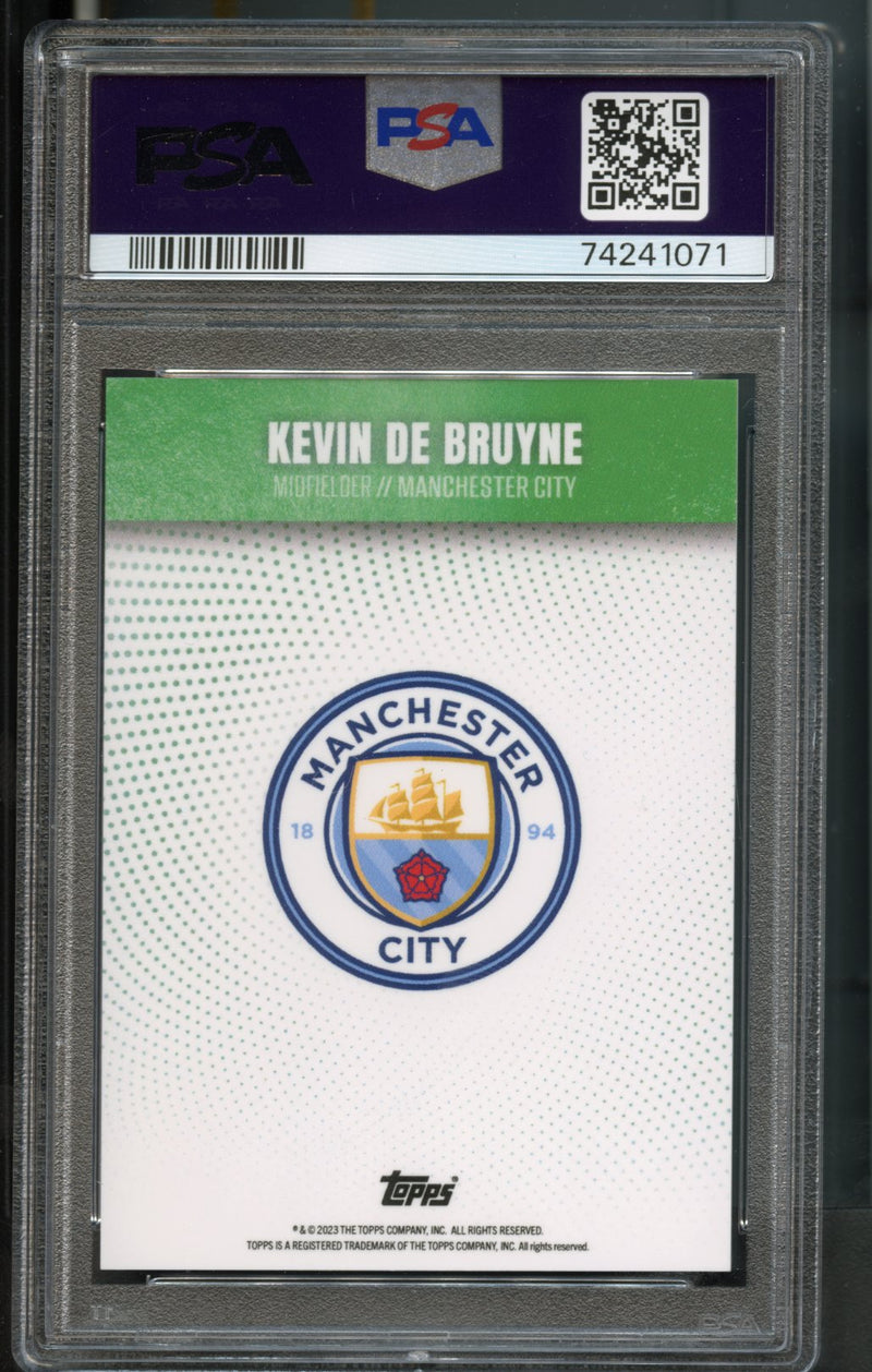 Kevin De Bruyne 15/75 PSA 8 [2022-23 Topps Manchester City Team Set]