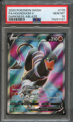 Hounddom V #178 PSA 10 [Darkness Ablaze]