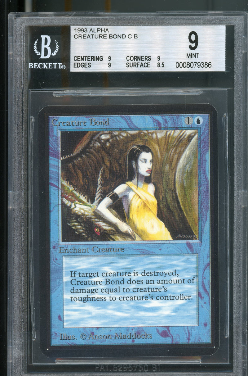 Creature Bond BGS 9B [Limited Edition Alpha]