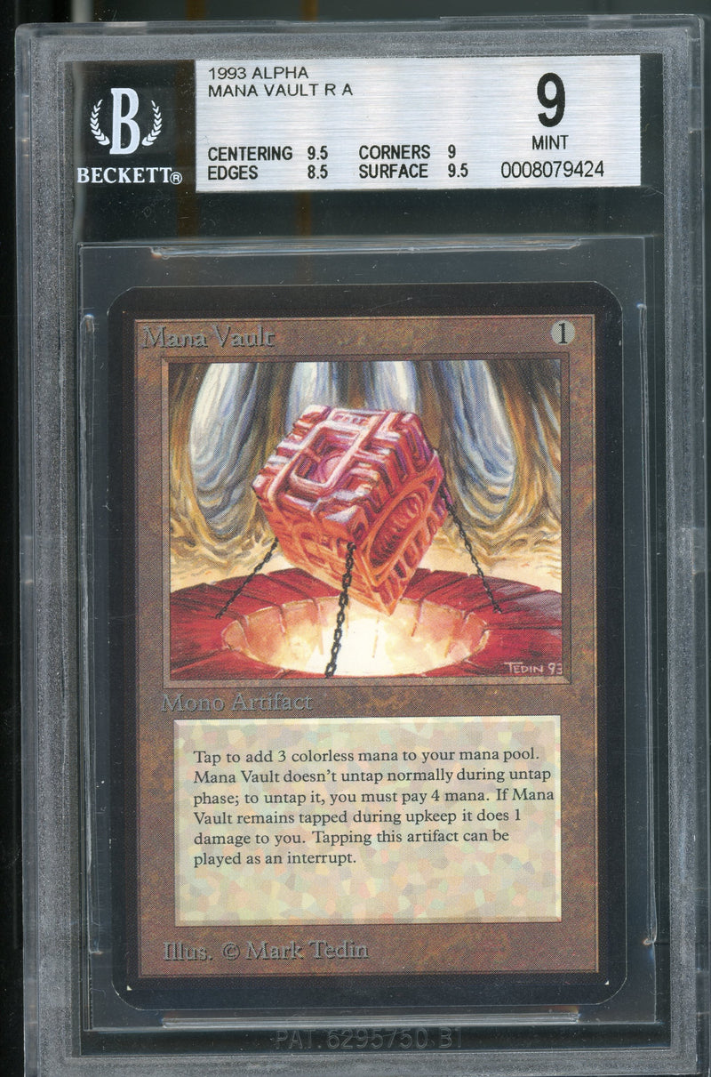 Mana Vault BGS 9B++ [Limited Edition Alpha]