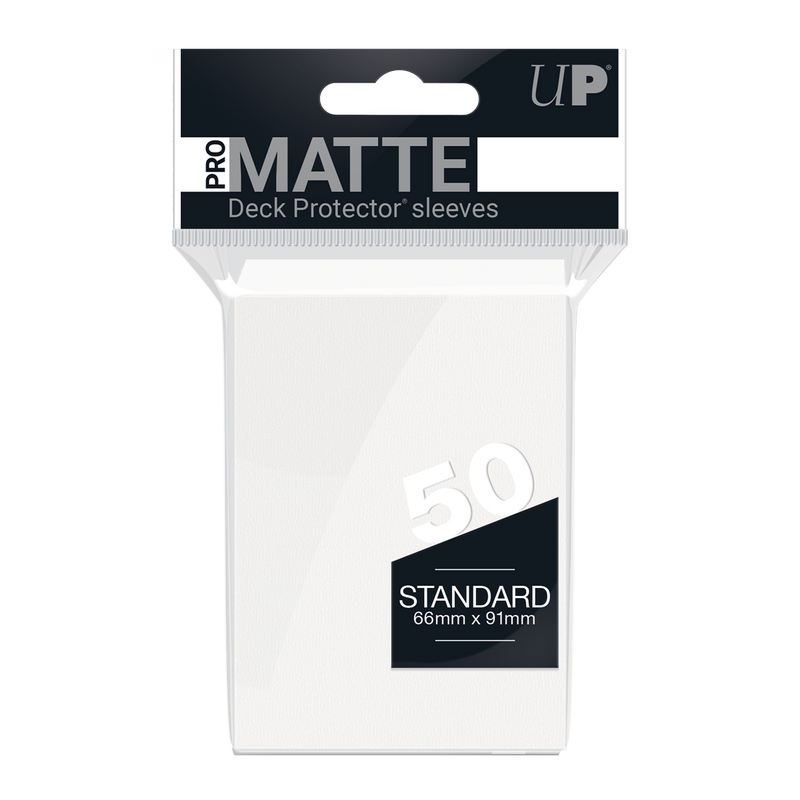 Ultra PRO PRO-Matte Standard Deck Protector sleeves - White (50)