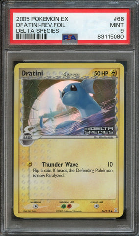 Dratini [Reverse Holo] #66 PSA 9 [Delta Species]