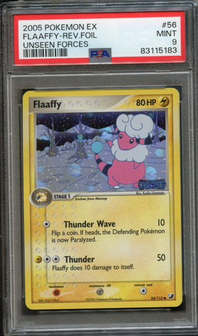 Flaaffy [Reverse Holo] #56 PSA 9 [Unseen Forces]