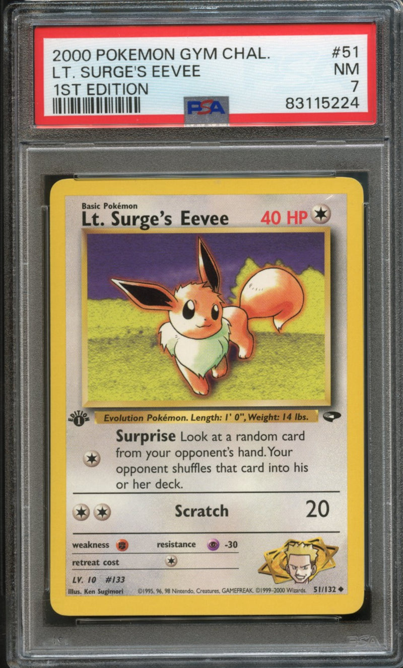 Lt. Surge's Eevee [1st Edition]