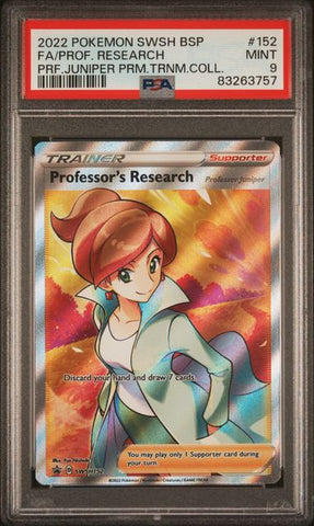 Professor's Research #SWSH152 PSA 9 [SWSH Promos]