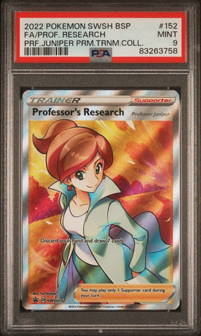 Professor's Research #SWSH152 PSA 9 [SWSH Promos]
