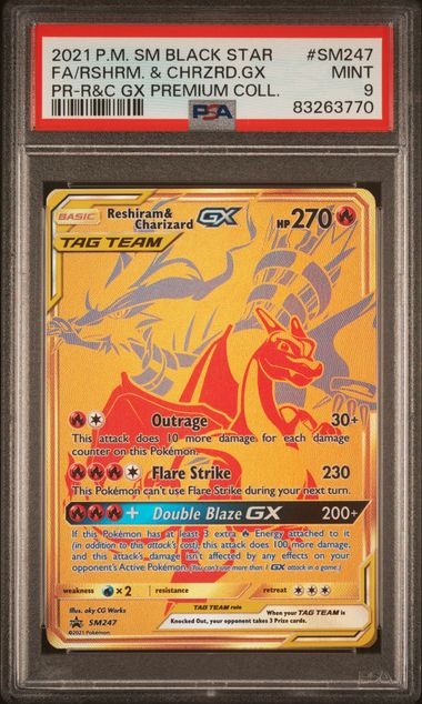 Reshiram & Charizard GX