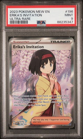 Erika's Invitation #196 PSA 9 [Pokemon 151]