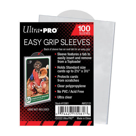 Ultra PRO 2.5" X 3.5" Easy Grip Sleeves (100)