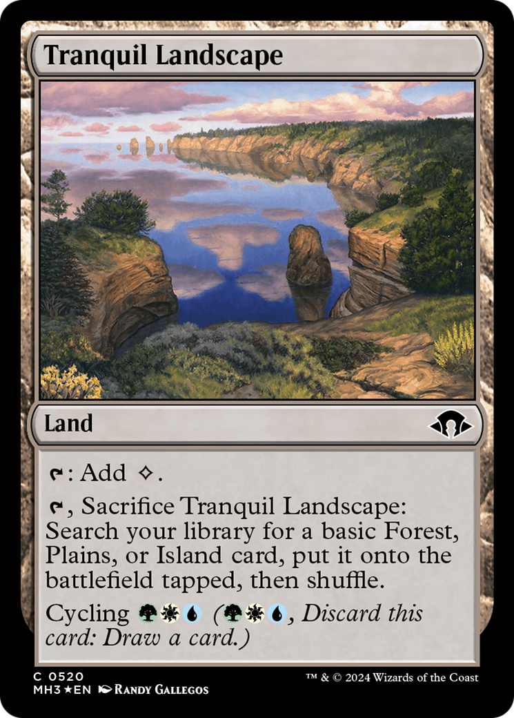 Tranquil Landscape (Ripple Foil) [Modern Horizons 3]