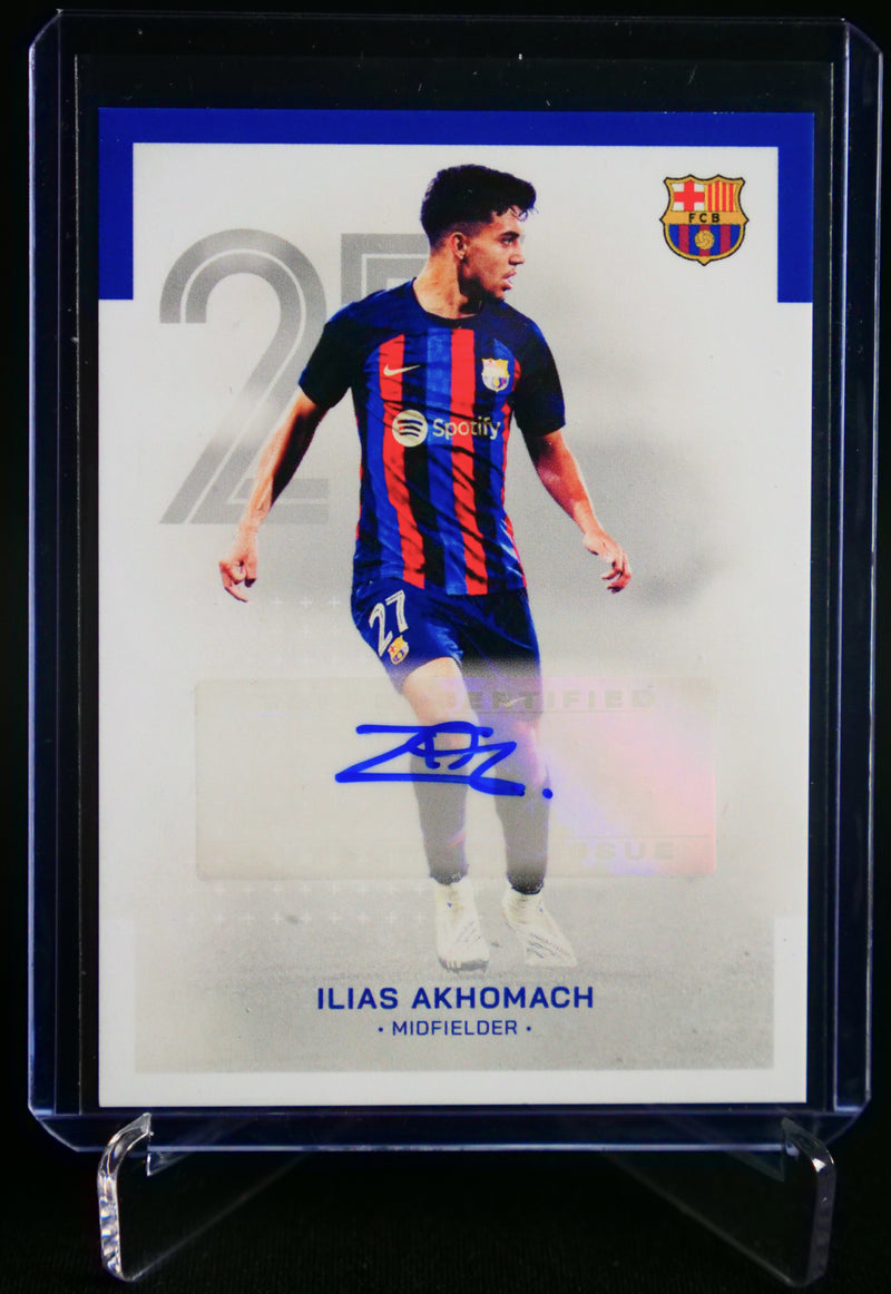 Ilias Akhomach Autograph [Topps FC Barcelona Team Set 2022/23]