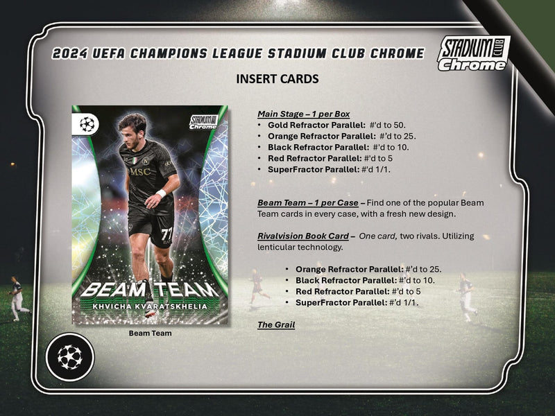 *Forudbestilling* Topps Stadium Club Chrome UEFA 2023/24 - Hobby Box