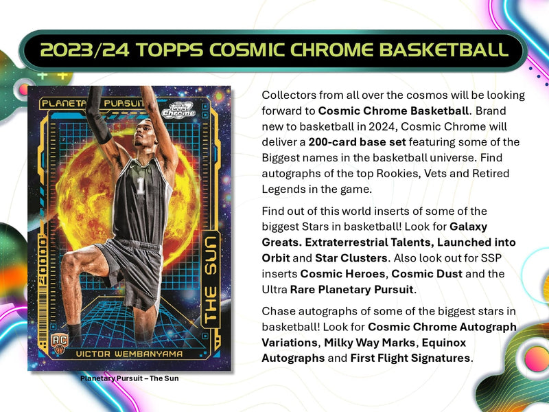 *Forudbestilling* Topps Cosmic Chrome Basketball 2023/24 - Hobby Box