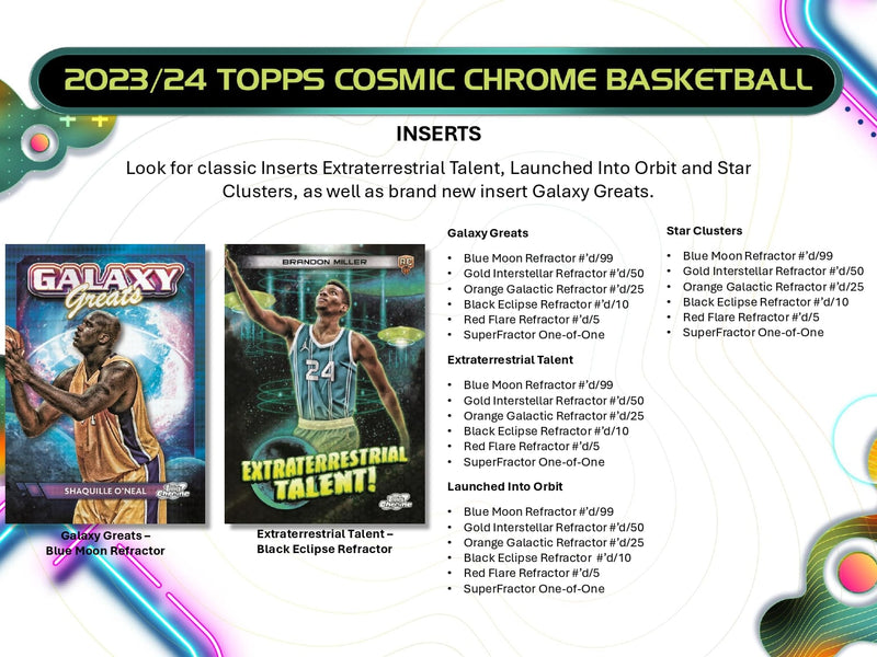 *Forudbestilling* Topps Cosmic Chrome Basketball 2023/24 - Hobby Box