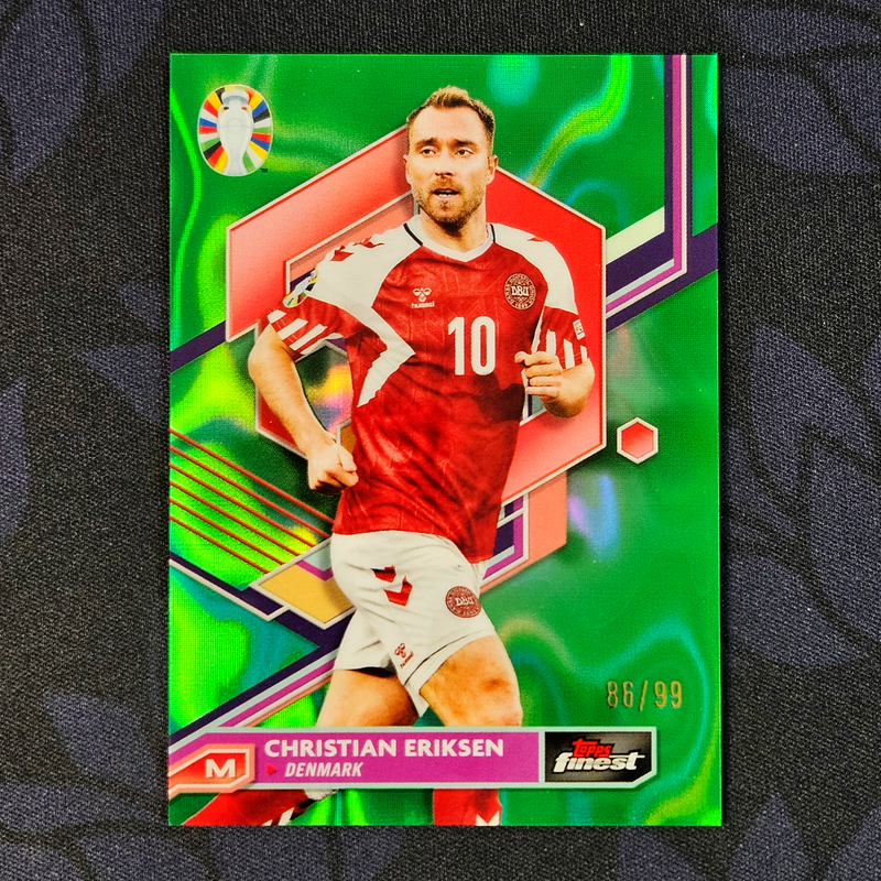 Christian Eriksen /99 Green Lava Refractor