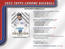 Topps Chrome Baseball 2025 - Jumbo Box